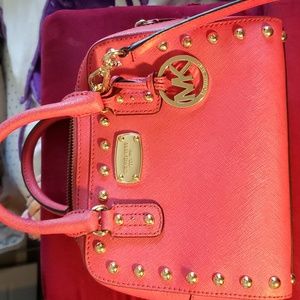 Mk small coral crossbody bag